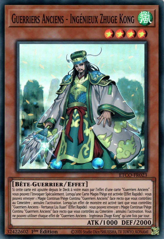 Guerriers Anciens - Ingénieux Zhuge Kong