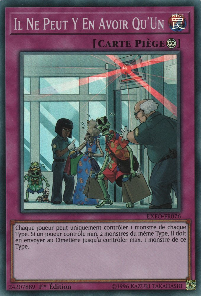 Il Ne Peut Y En Avoir Qu'Un