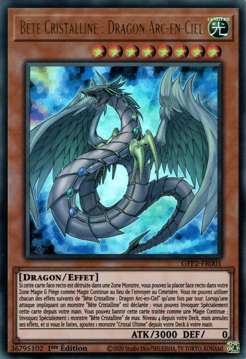 Crystal Beast Rainbow Dragon