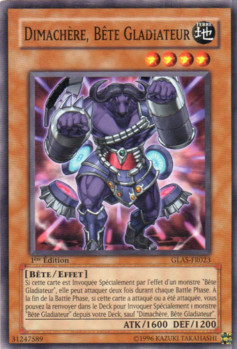 Dimachère, Bête Gladiateur