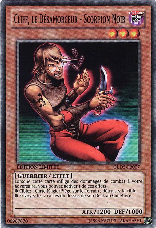 Cliff, Le Désamorceur - Scorpion Noir