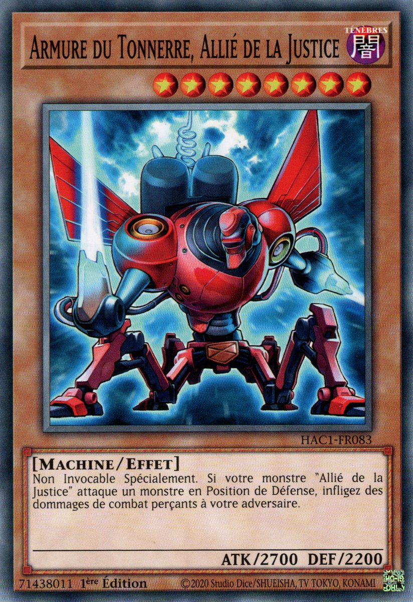 Ally of Justice Thunder Armor