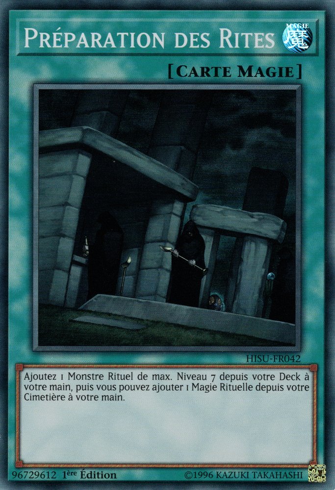 Préparation des Rites