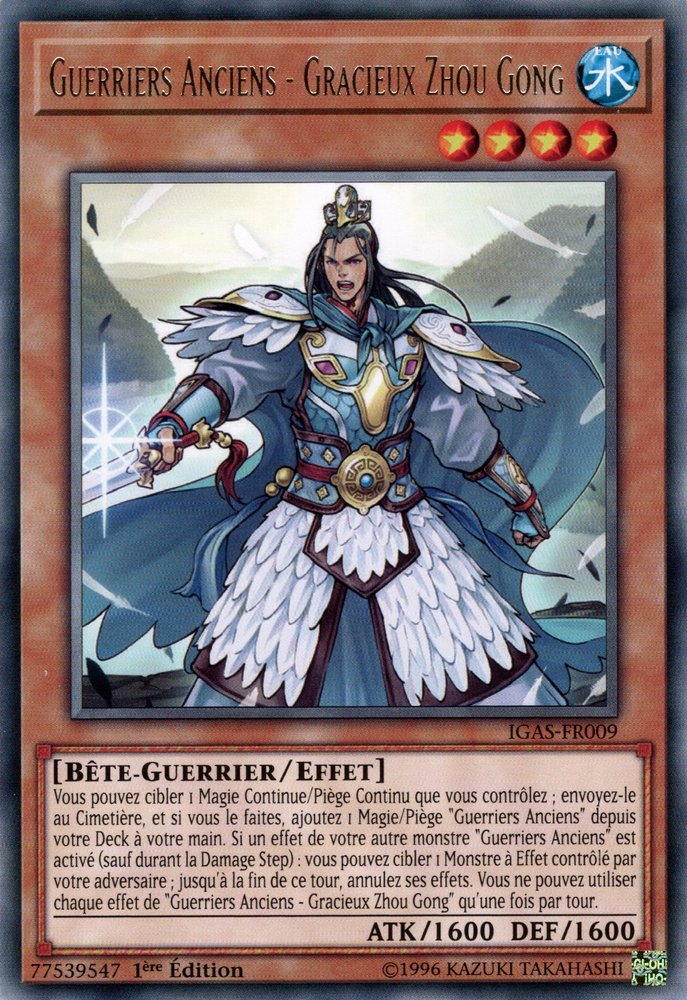 Guerriers Anciens - Gracieux Zhou Gong