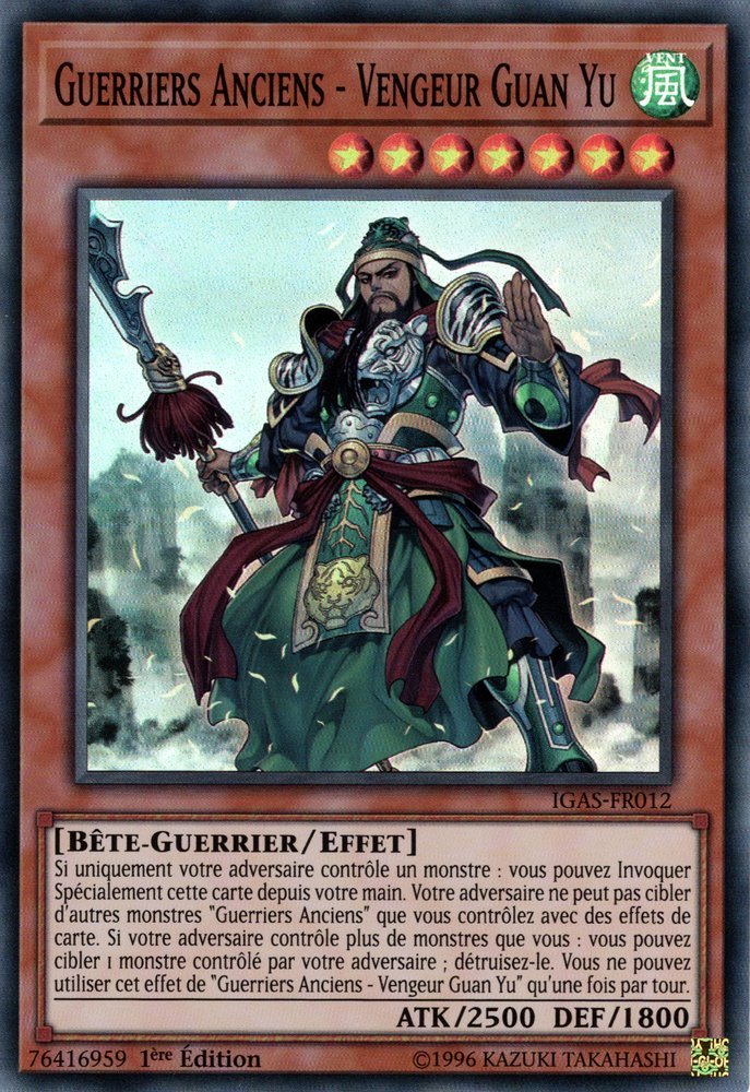 Guerriers Anciens - Vengeur Guan Yu
