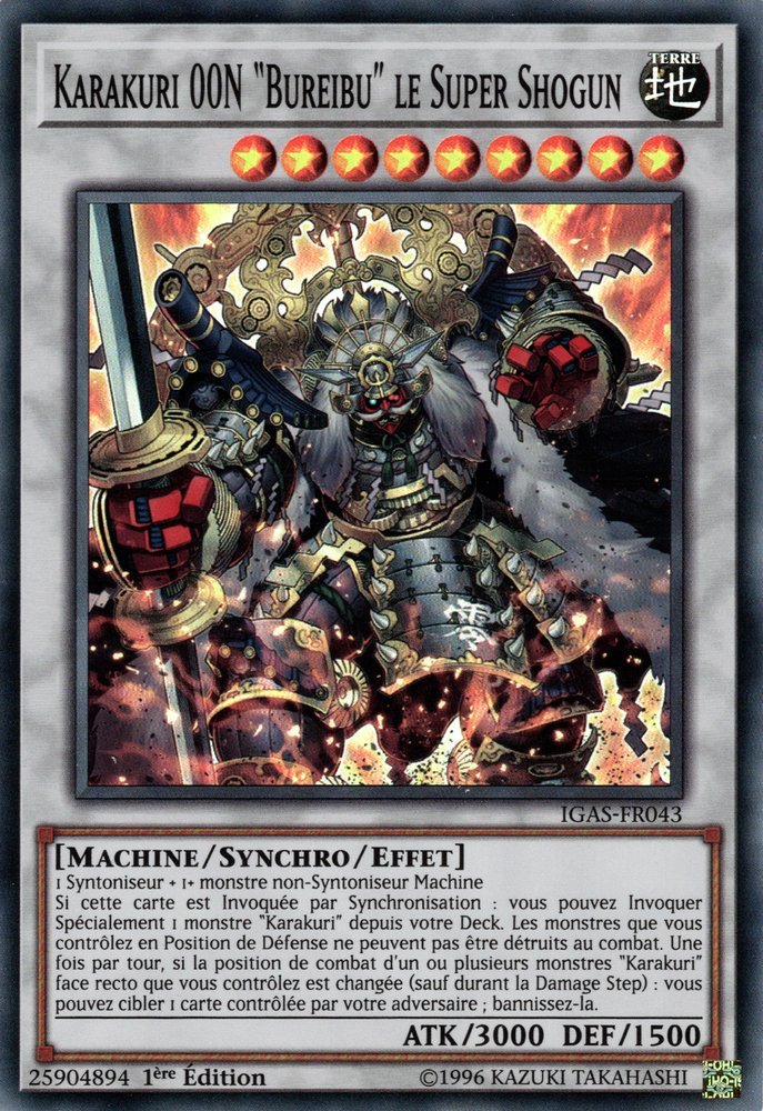 Karakuri 00N "Bureibu" le Super Shogun