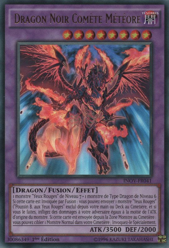 Dragon Noir Comète Météore