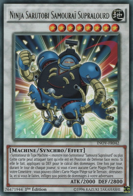 Ninja Sarutobi Samouraï Supralourd