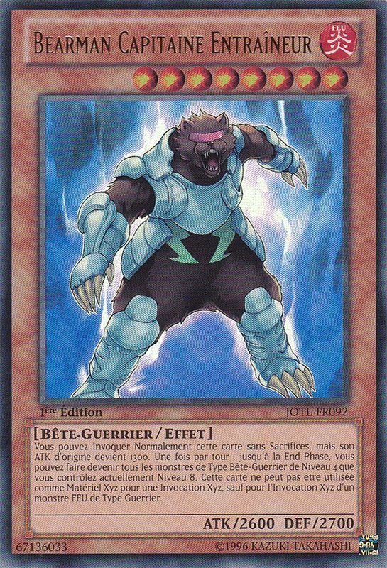 Bearman Capitaine Entraîneur