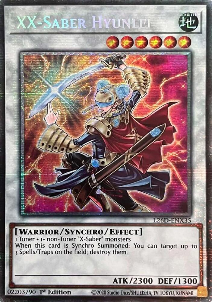 XX-Saber Hyunlei - Yu-Gi-Oh! card (29625) | Playin