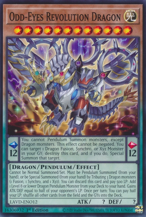 Odd-Eyes Revolution Dragon - Yu-Gi-Oh! card (37455) | Playin
