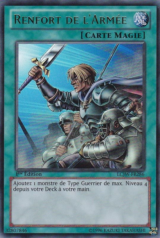 Reinforcement of the Army