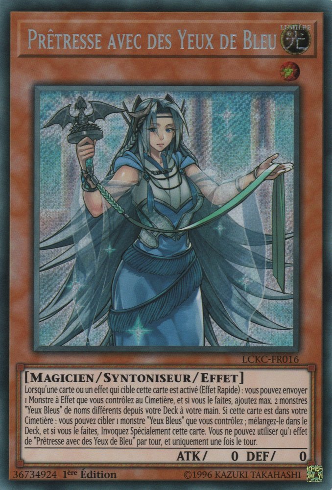 Priestess with Eyes of Blue