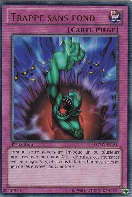 Bottomless Trap Hole