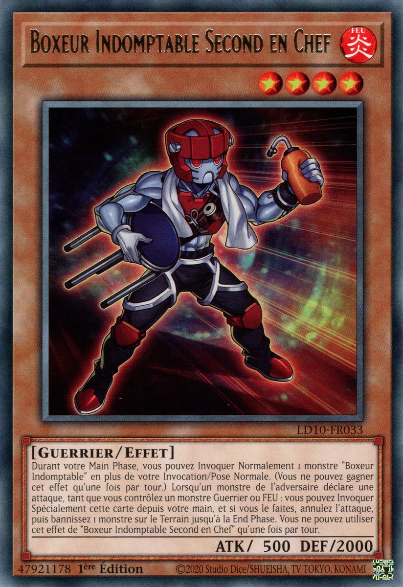 Boxeur Indomptable Second en Chef