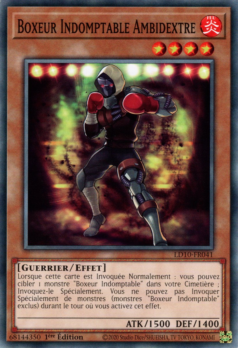 Boxeur Indomptable Ambidextre