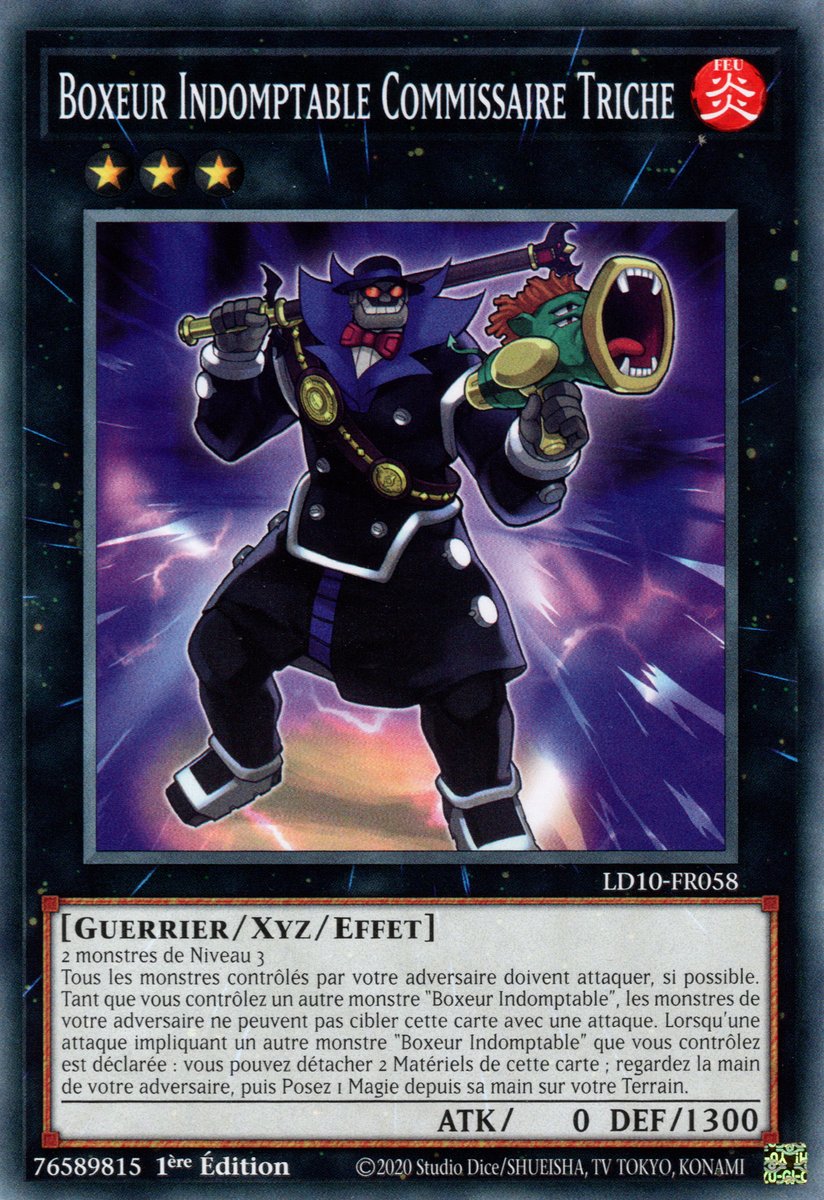 Boxeur Indomptable Commissaire Triche