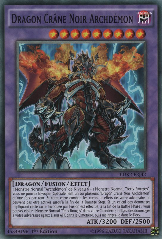 Archfiend Black Skull Dragon
