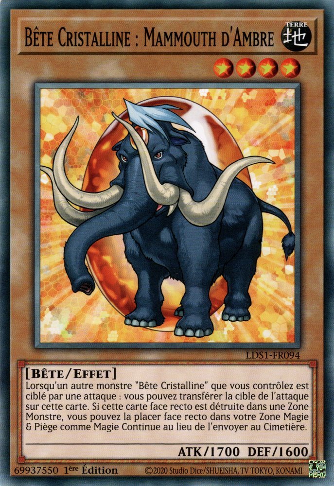 Crystal Beast Amber Mammoth