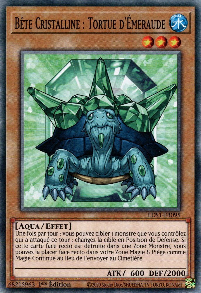 Crystal Beast Emerald Tortoise