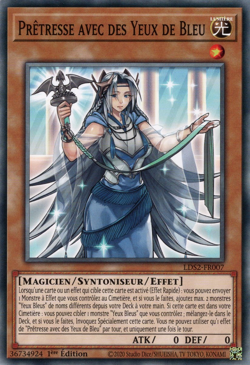 Priestess with Eyes of Blue