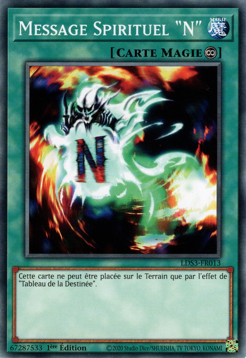Spirit Message "N"