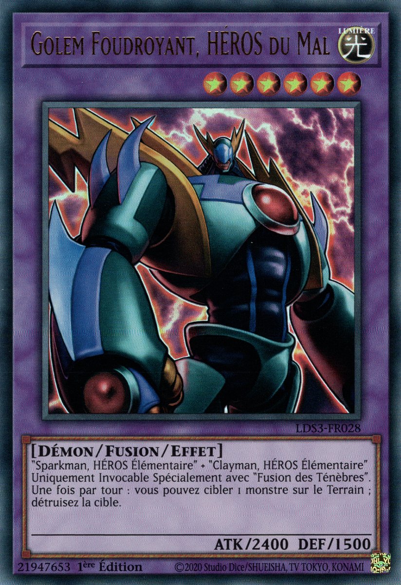Evil HERO Lightning Golem