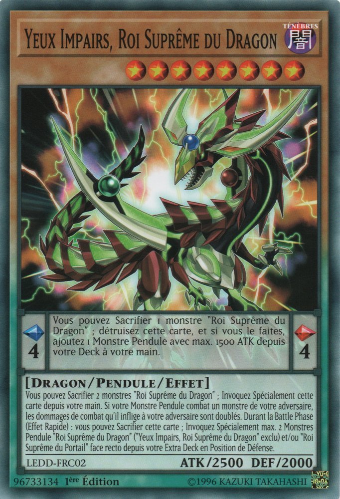 Yeux Impairs, Roi Suprême du Dragon