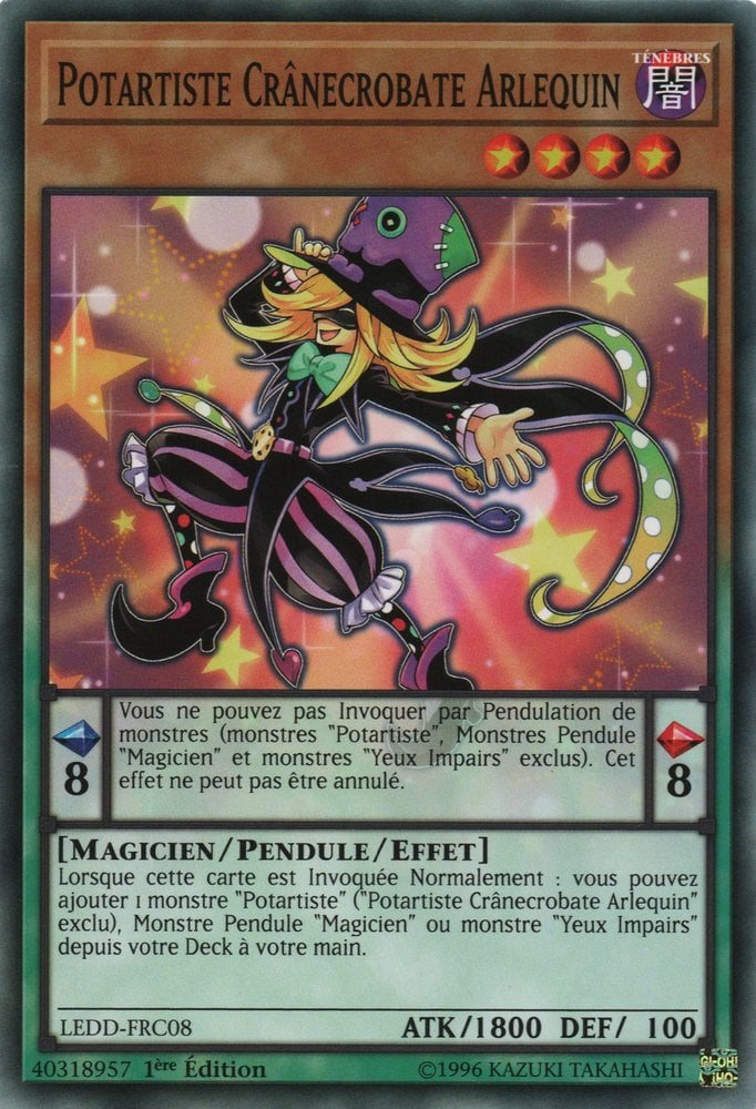 Potartiste Crânecrobate Arlequin