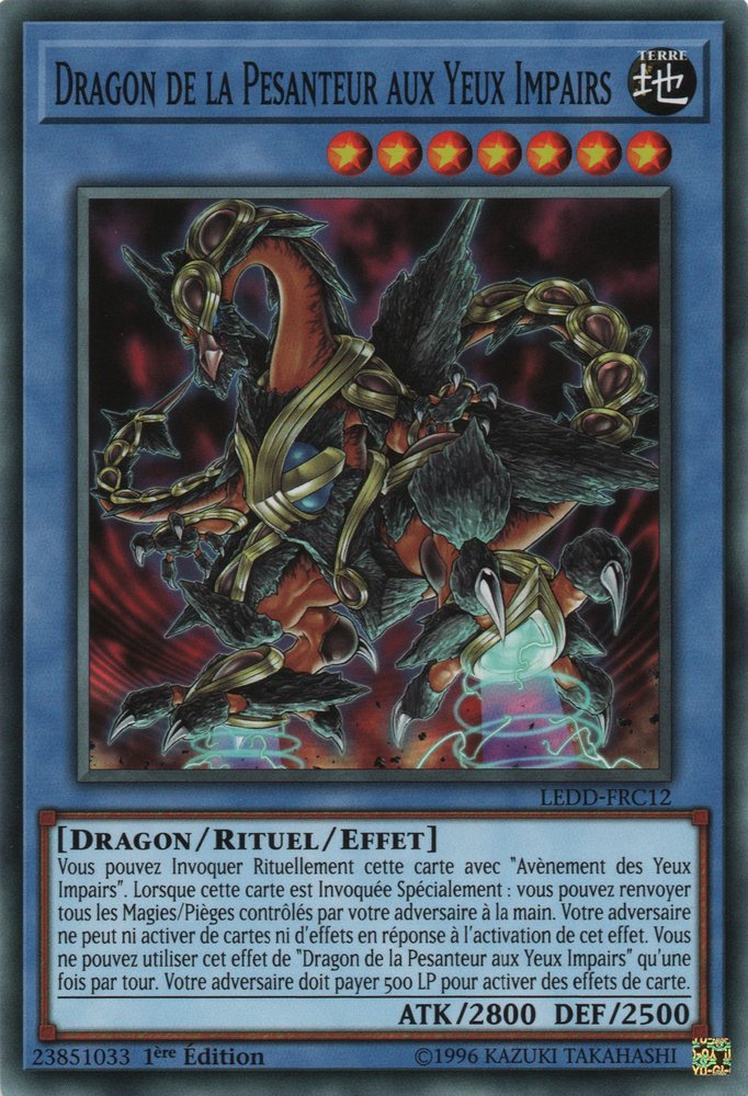 Dragon de la Pesanteur aux Yeux Impairs