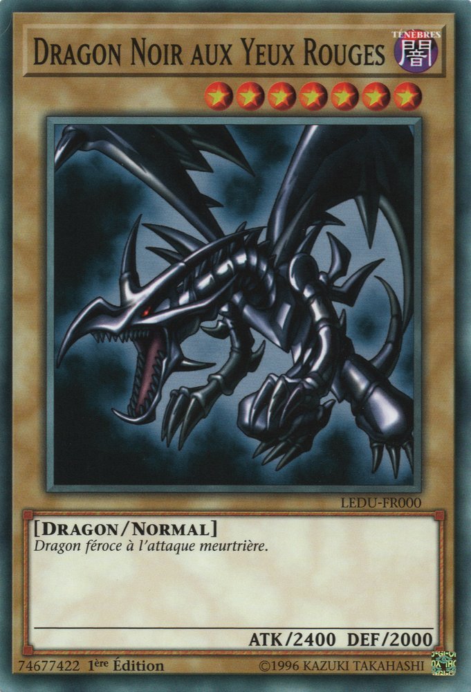 Dragon Noir Aux Yeux Rouges