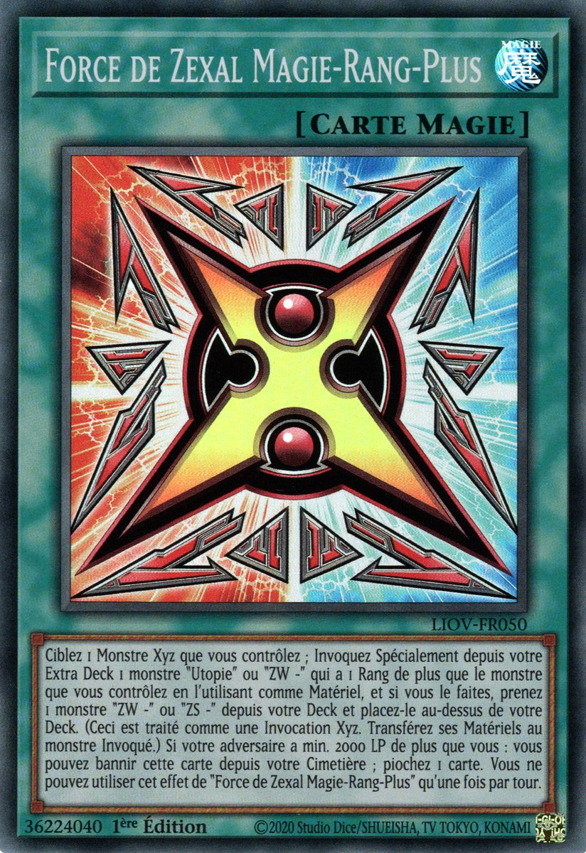 Force de Zexal Magie-Rang-Plus