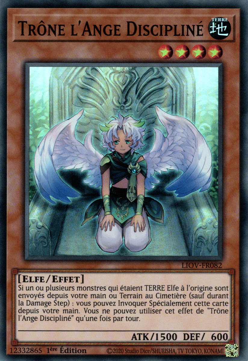 Trône l'Ange Discipliné