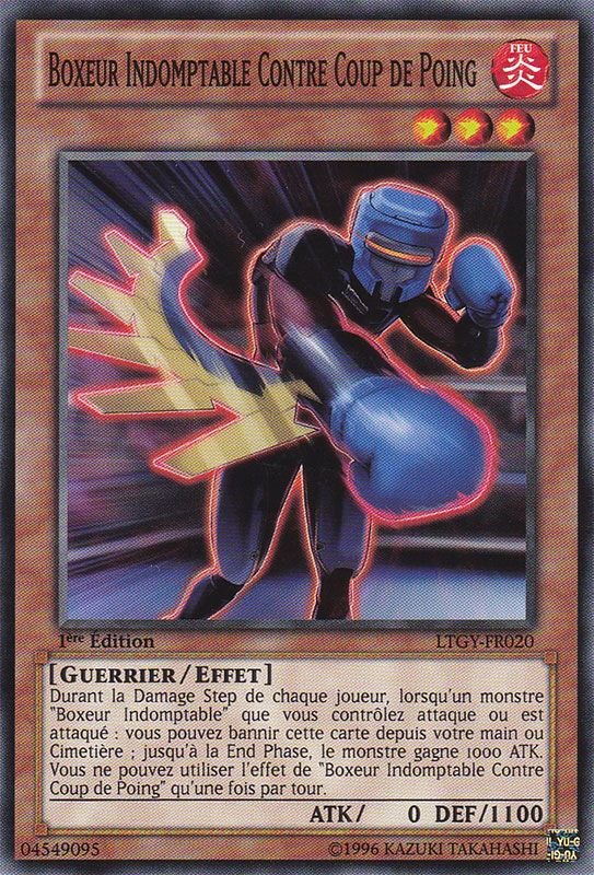 Boxeur Indomptable Contre Coup De Poing