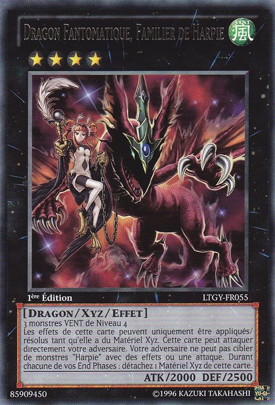 Dragon Fantomatique, Familier De Harpie