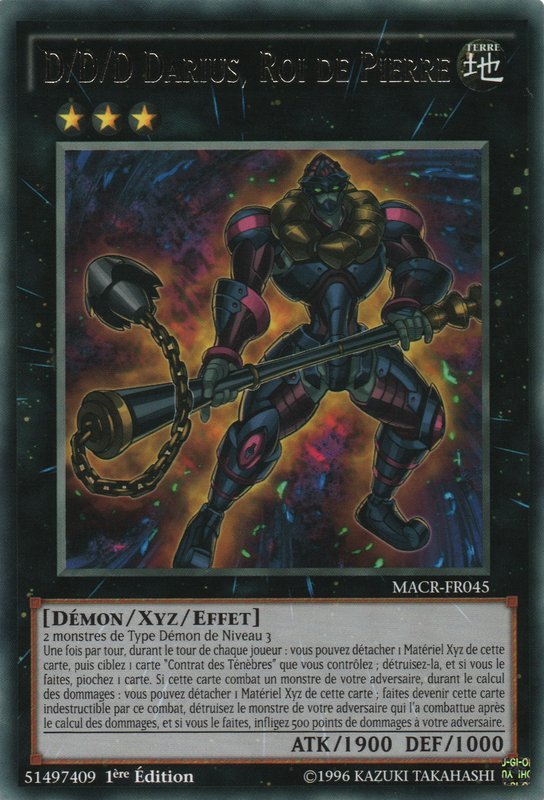 D/D/D Darius, Roi de Pierre
