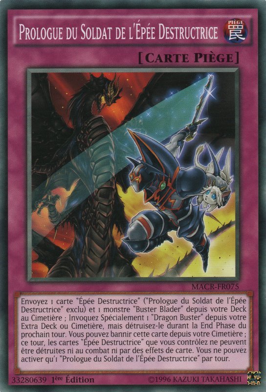 Prologue du Soldat de l'Épée Destructrice
