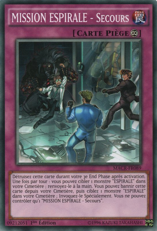MISSION ESPIRALE - Secours