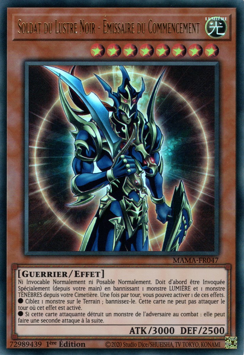 Soldat du Lustre Noir - Emissaire du Commencement