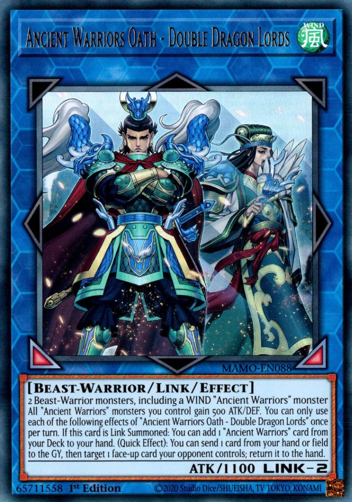 Ancient Warriors Oath - Double Dragon Lords