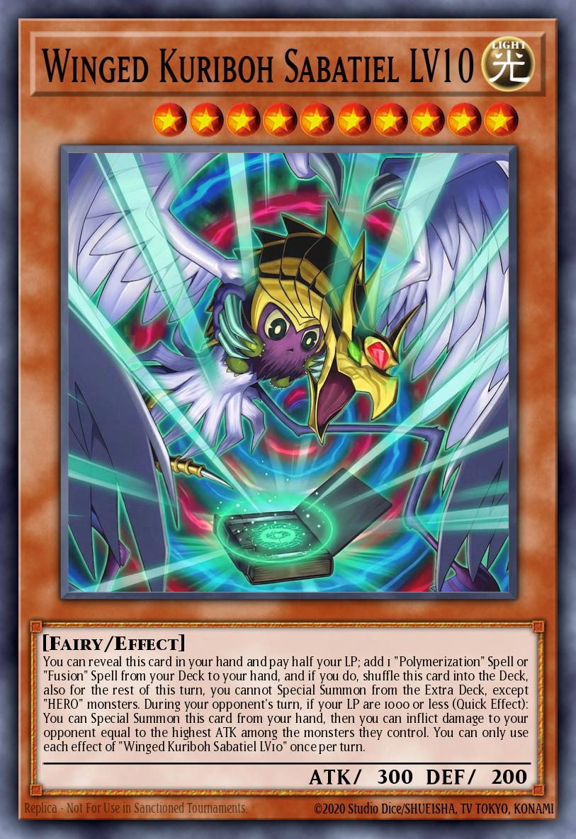 **Winged Kuriboh Sabatiel LV10