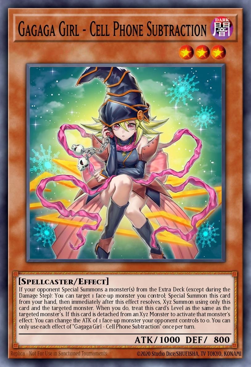 **Gagaga Girl - Cell Phone Subtraction