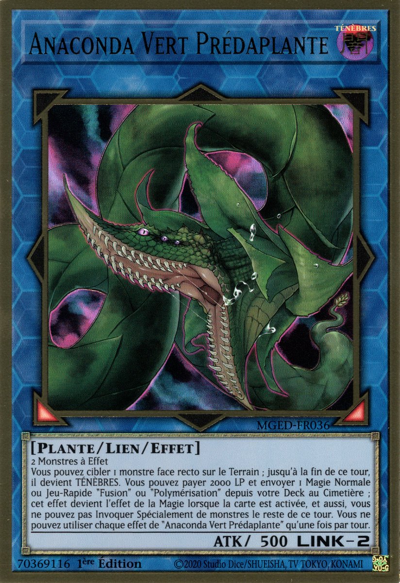 Anaconda Vert Prédaplante