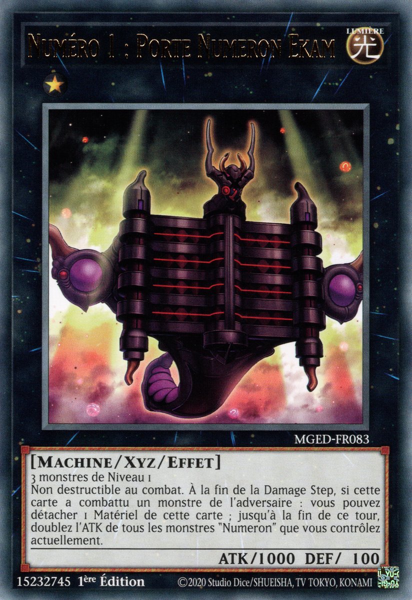 Numéro 1 : Porte Numeron Ekam