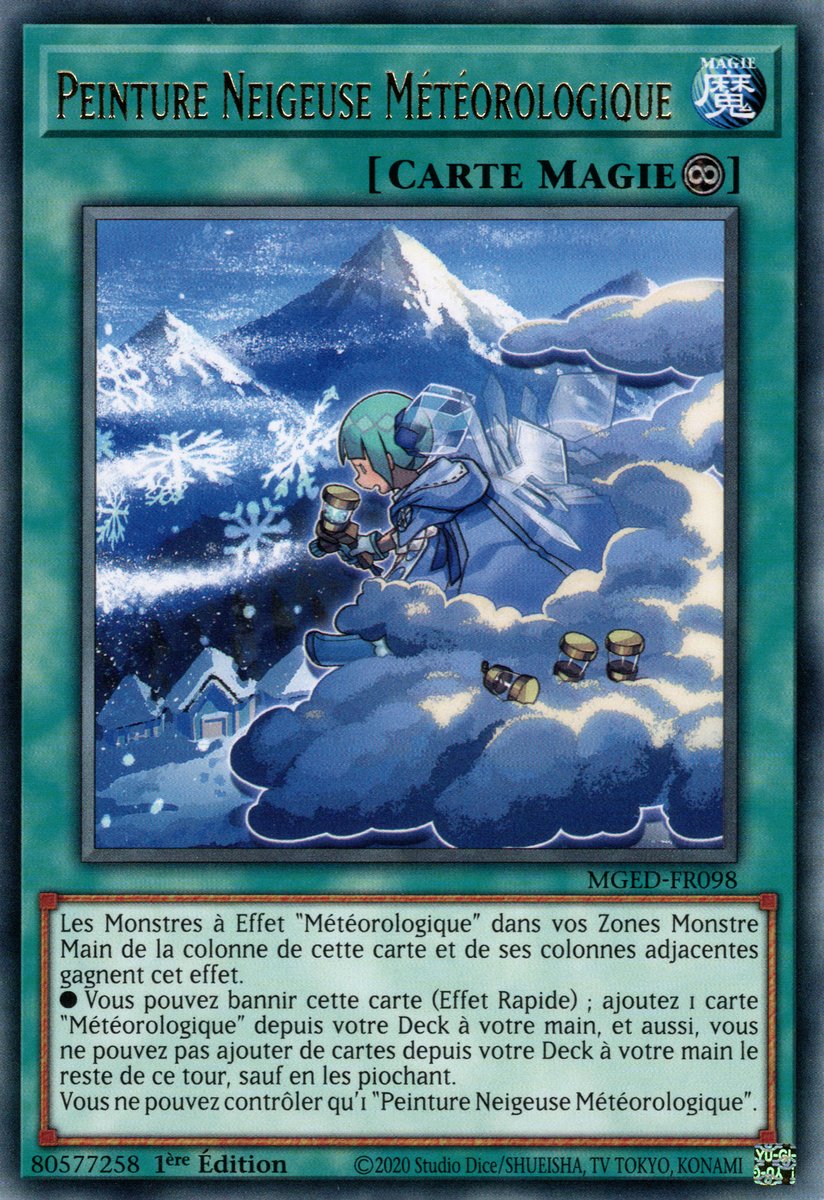 Peinture Neigeuse Météorologique