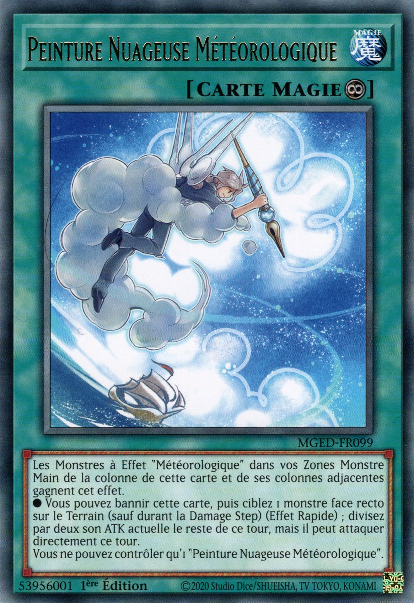 Peinture Nuageuse Météorologique