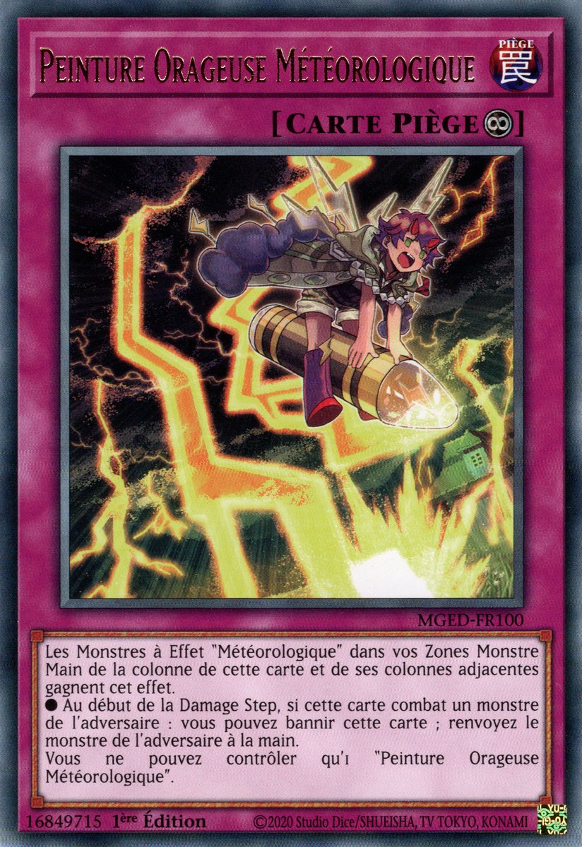 Peinture Orageuse Météorologique