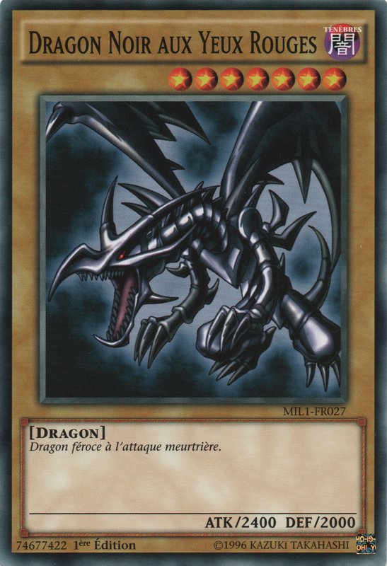 Dragon Noir Aux Yeux Rouges
