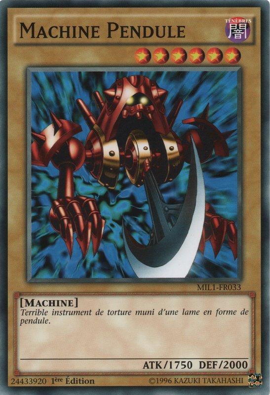 Machine Pendule
