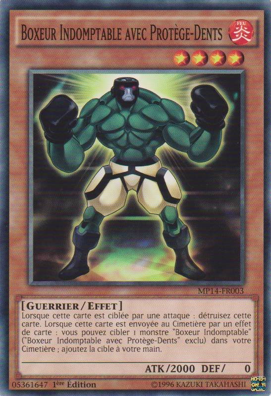 Boxeur Indomptable Avec Protège-dents